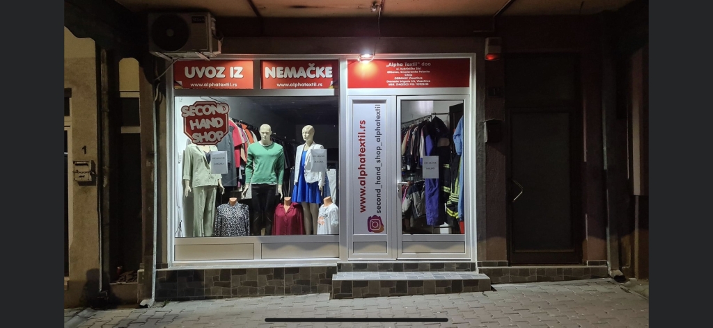 Alpha textil Second hand shop | Vlasotince  | Dvanaeste Brigade 1a